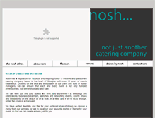 Tablet Screenshot of nosh-uk.com
